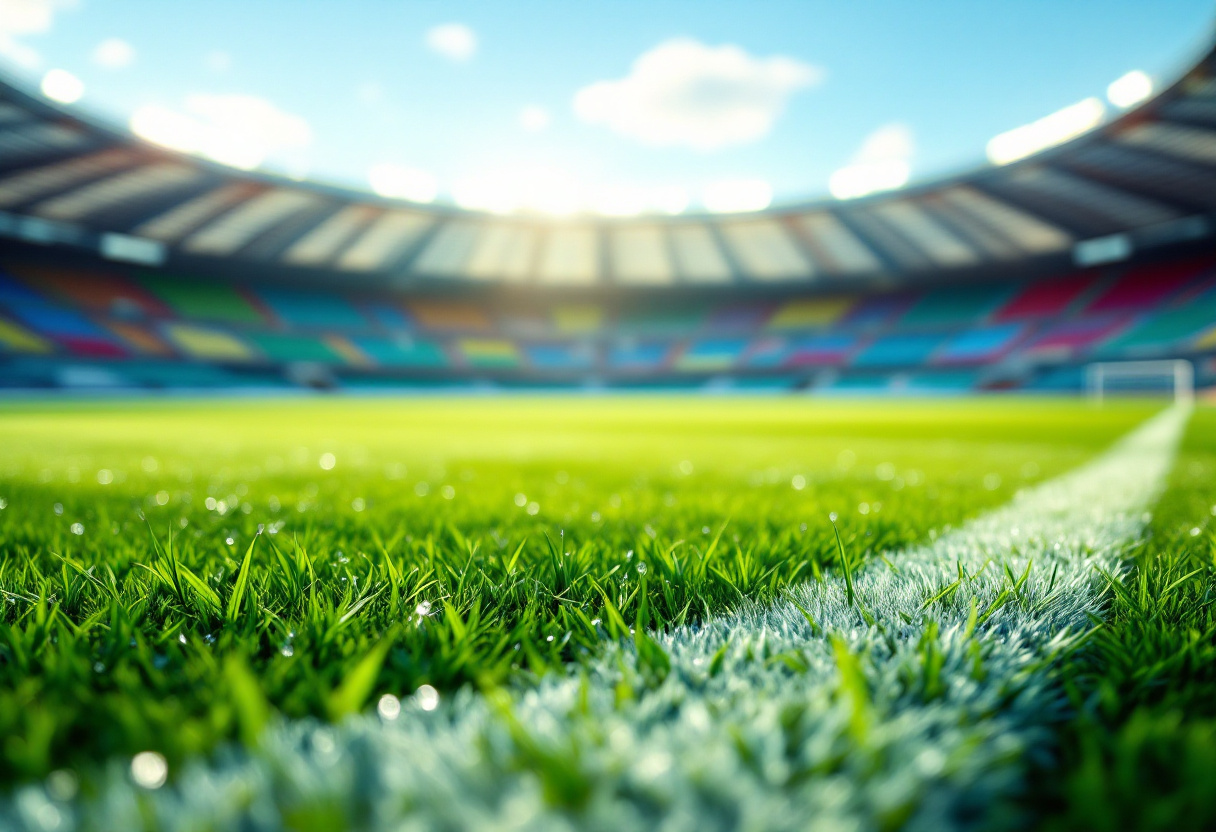 Aston Villa e Juventus in campo durante la Champions League