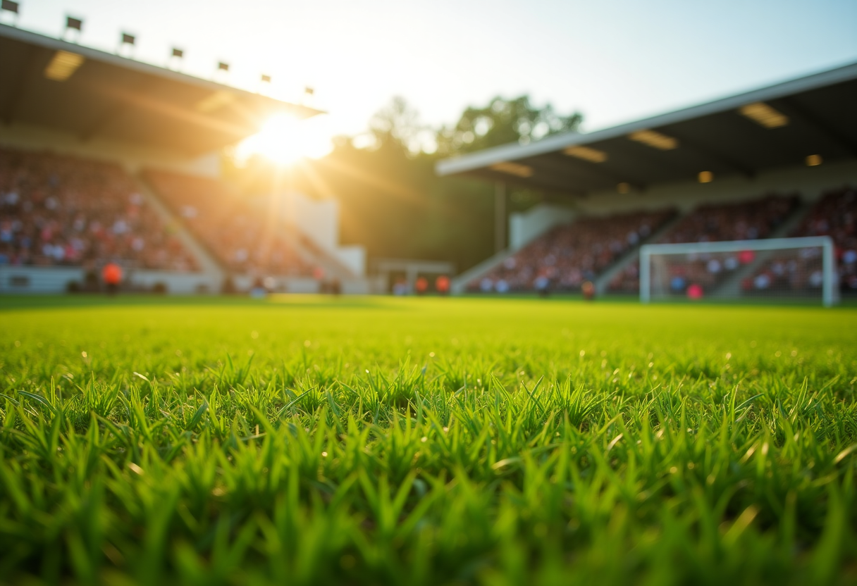 Giocatrici di calcio femminile in azione a Trapani