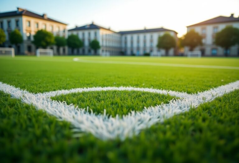 Logo del Milan con elementi di calciomercato