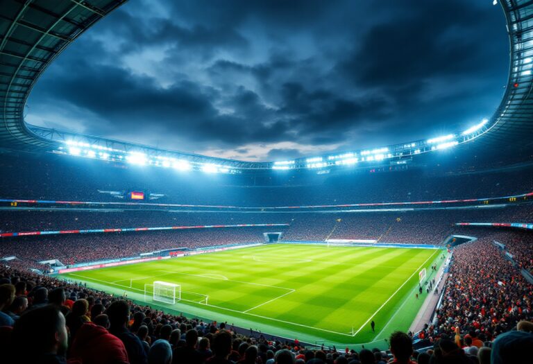 Logo Borussia Dortmund e Bayern Monaco in campo