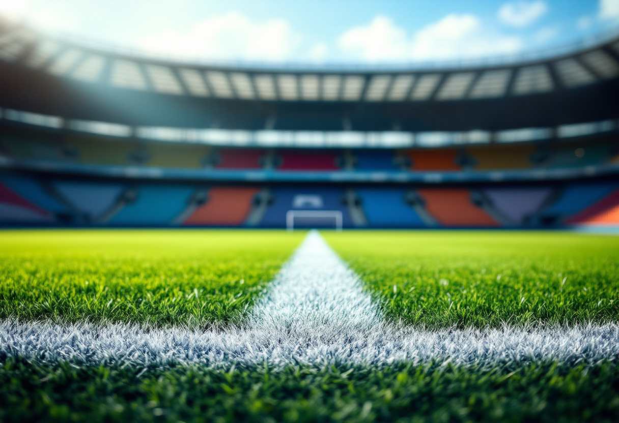 Giocatori in azione durante una partita di calcio emozionante