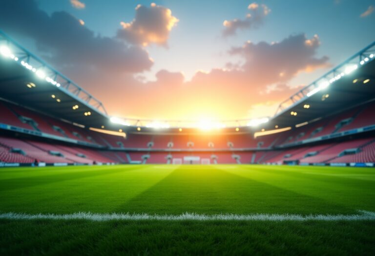 Giocatori in azione durante una partita di calcio italiana