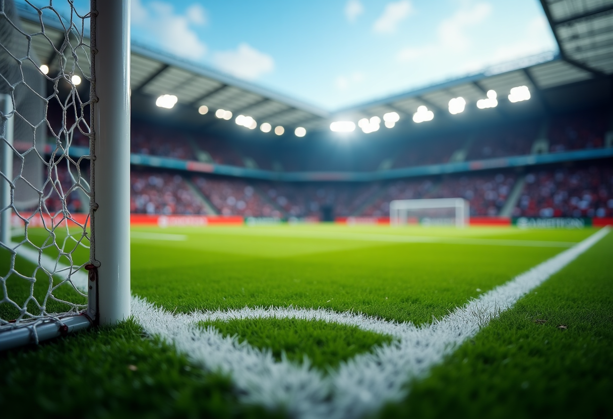 Giocatrici di calcio femminile in azione durante una partita