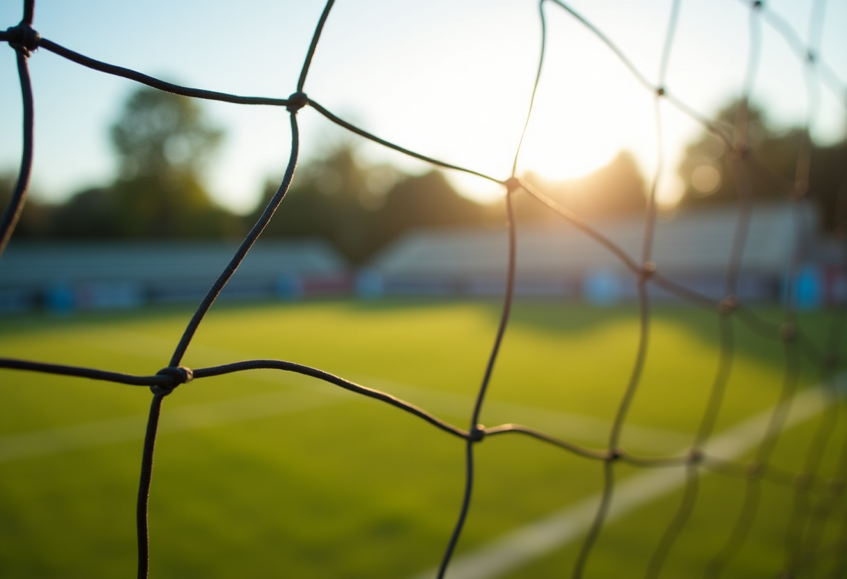 Giocatrici di calcio femminile in azione a Chieti