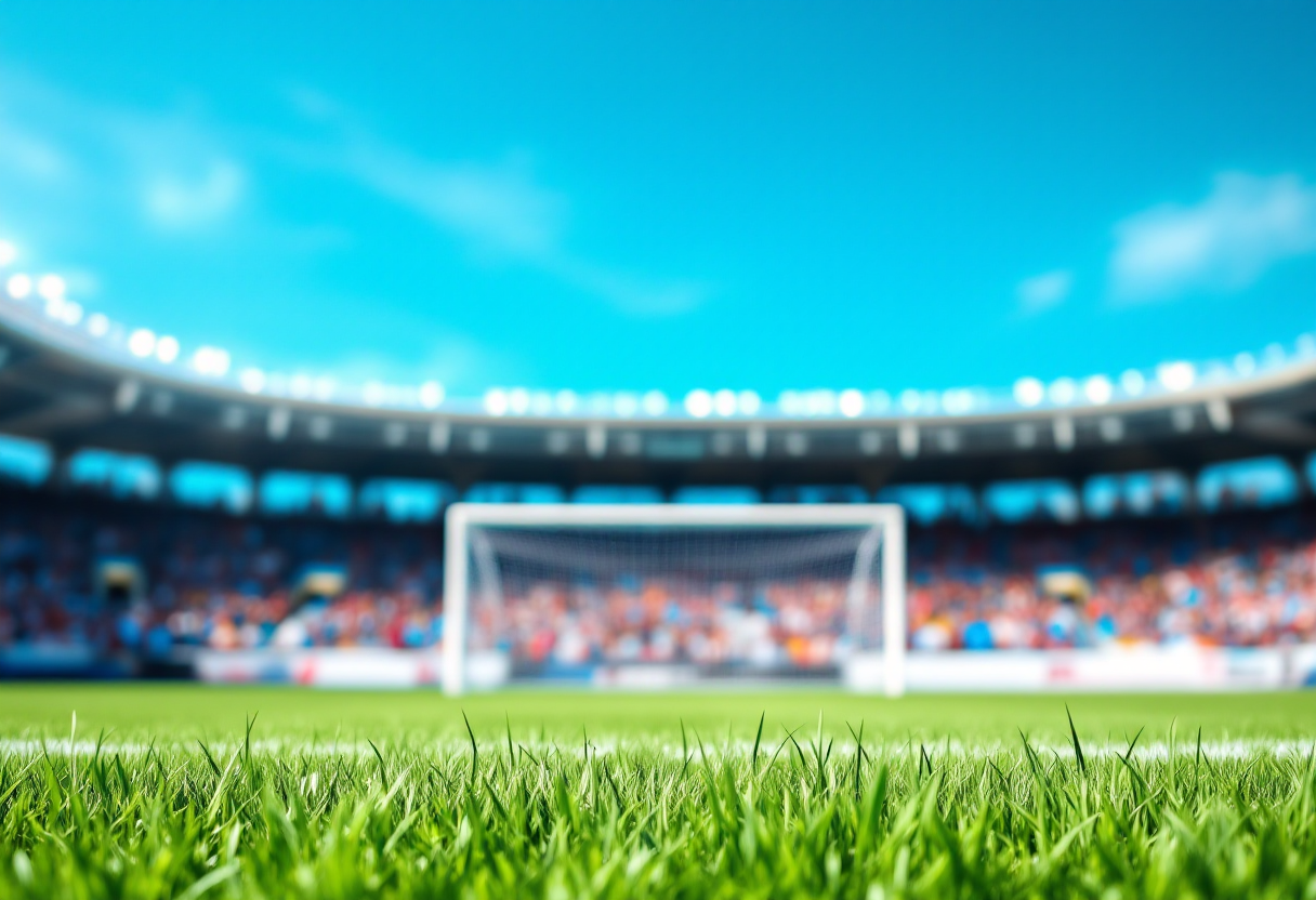 Giocatori delle giovanili del Bologna in campo durante una partita