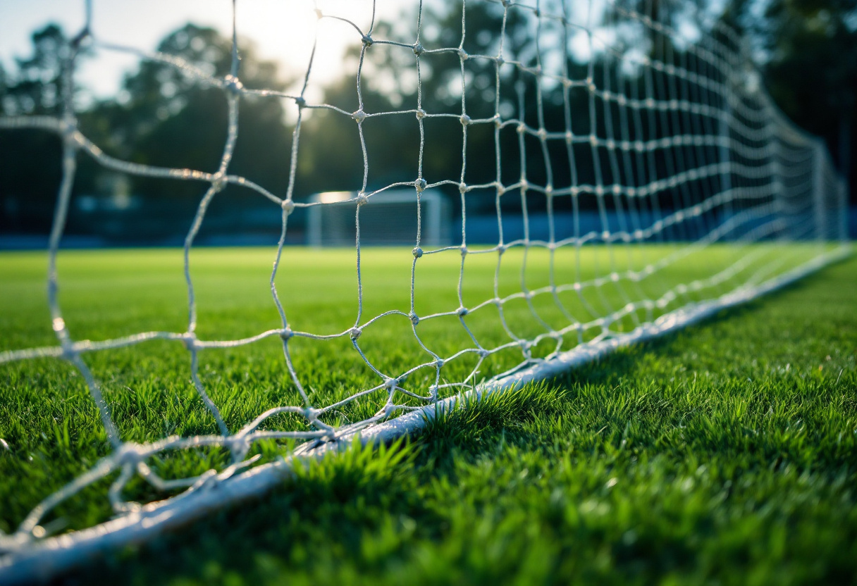 Giocatori di calcio infortunati durante una partita