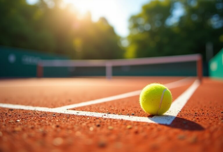 Jasmine Paolini e Lucia Bronzetti in azione sul campo da tennis