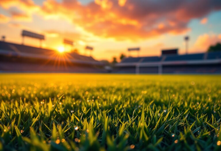 Khvicha Kvaratskhelia in azione sul campo di calcio