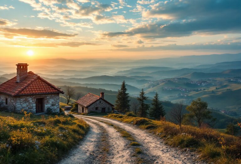 Un'immagine evocativa di un viaggio musicale durante l'emigrazione