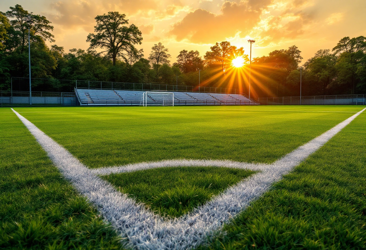 Lautaro Martinez in azione durante una partita di calcio