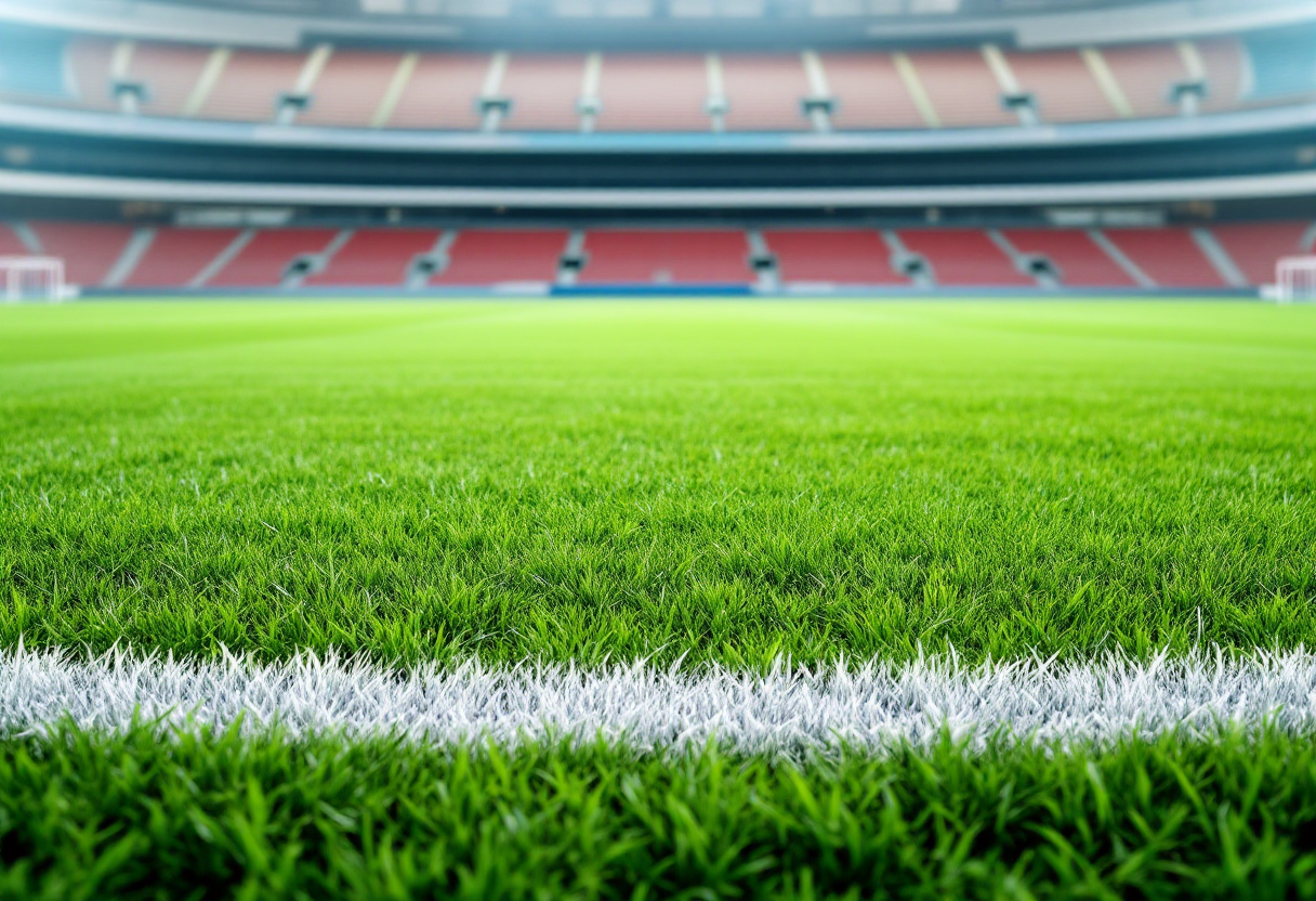 Lazio e Ludogorets in campo durante la partita di Europa League