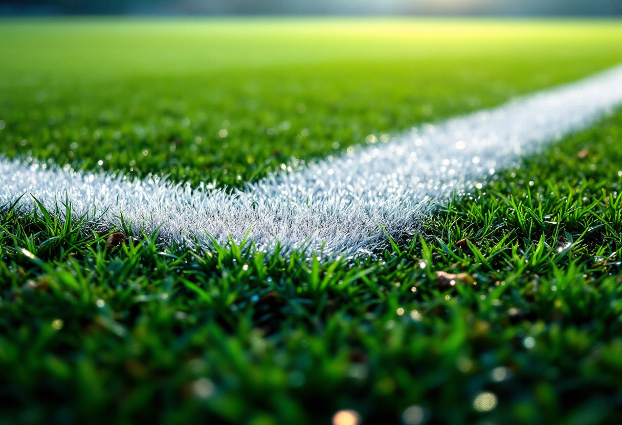 Milan ed Empoli in campo durante una partita di Serie A