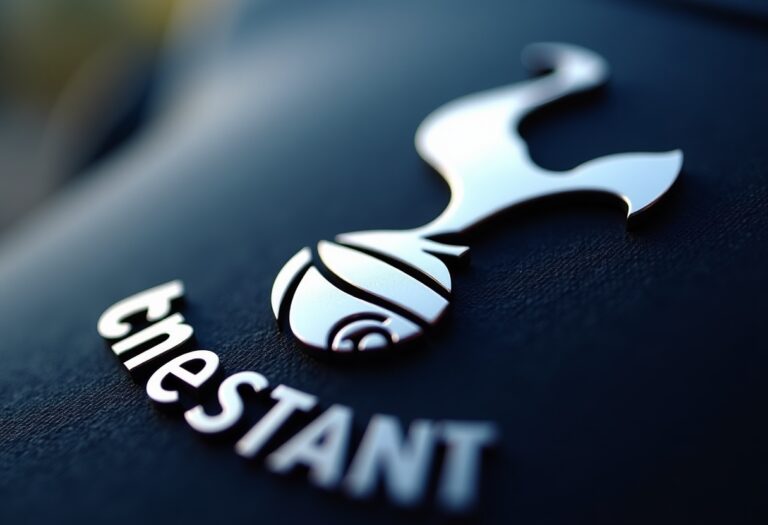 Il nuovo logo del Tottenham Hotspur con design moderno