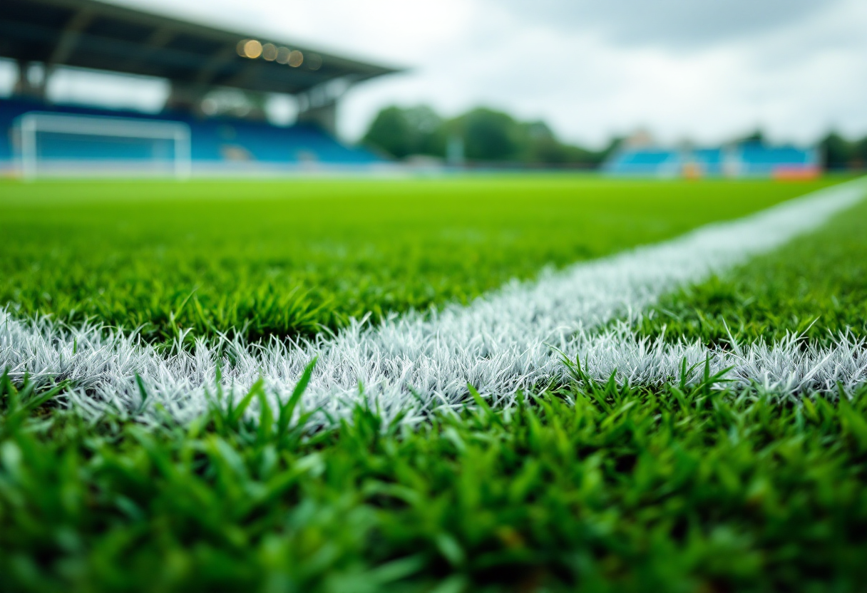 Giocatori di Parma e Lazio in azione al Tardini