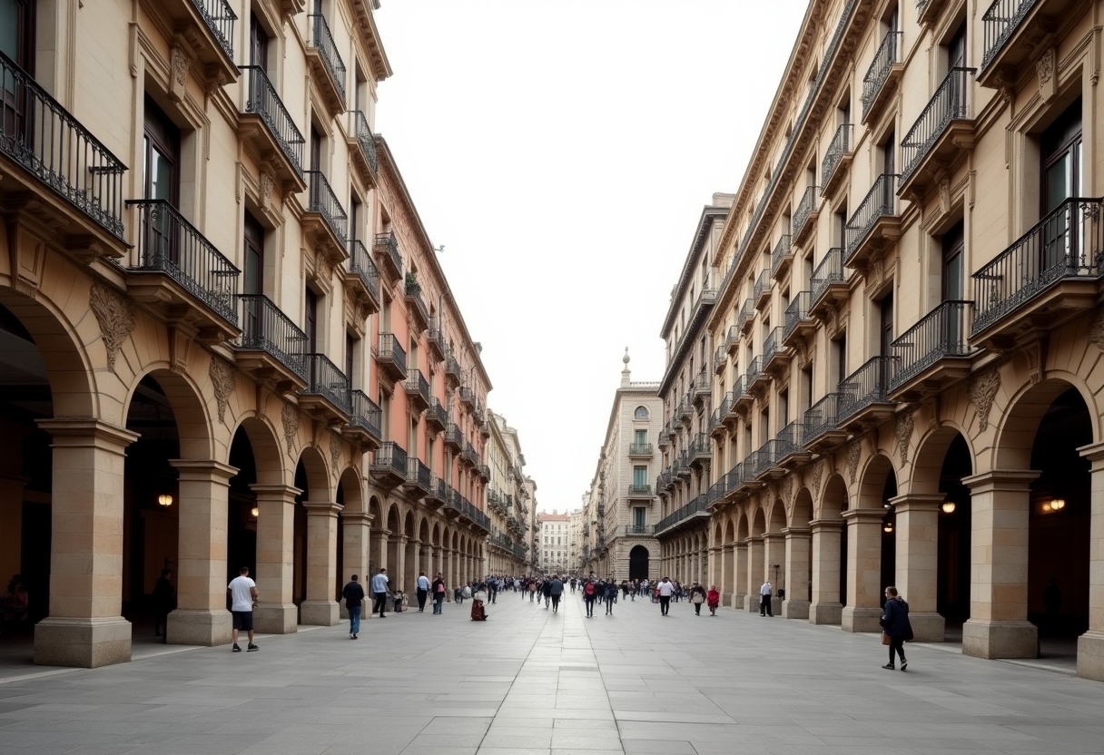 Immagine storica della rapina al Banco Central in Spagna