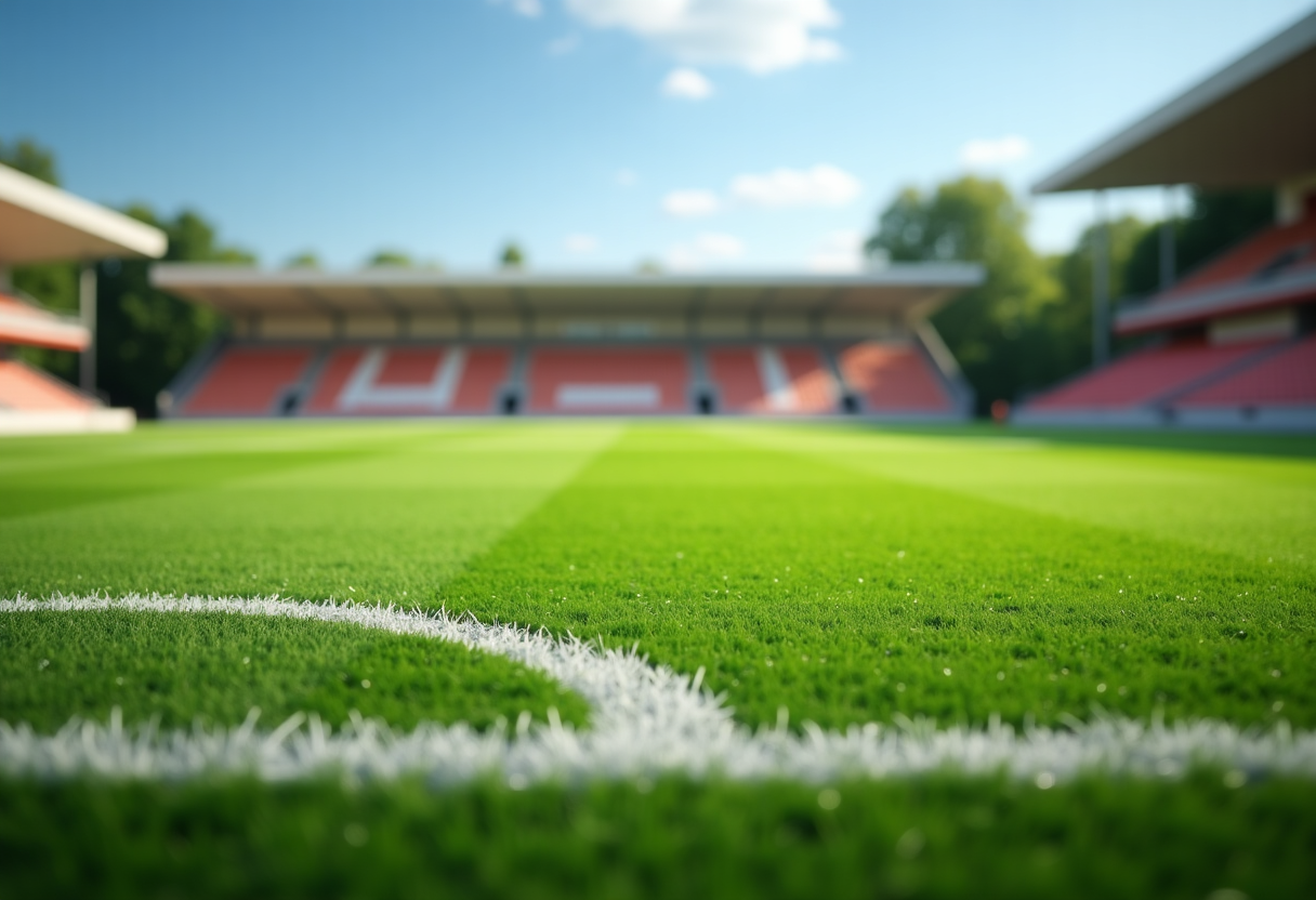 Giovani calciatori italiani in campo durante una partita