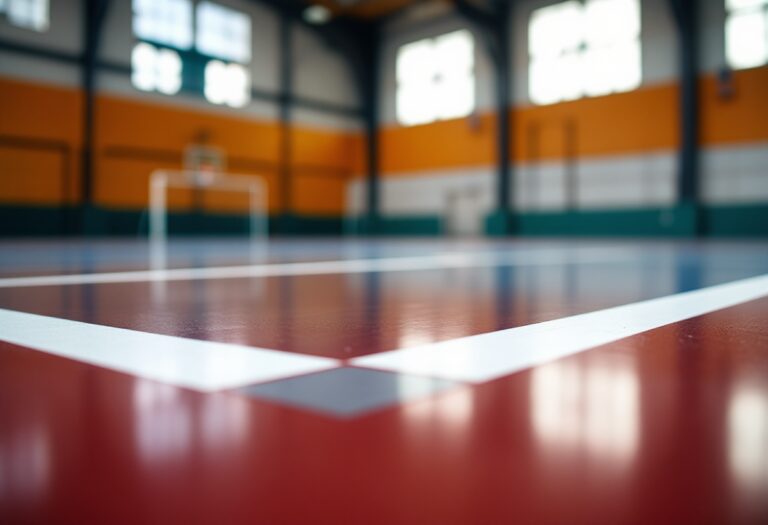 Giocatrici della Salernitana femminile in allenamento di futsal