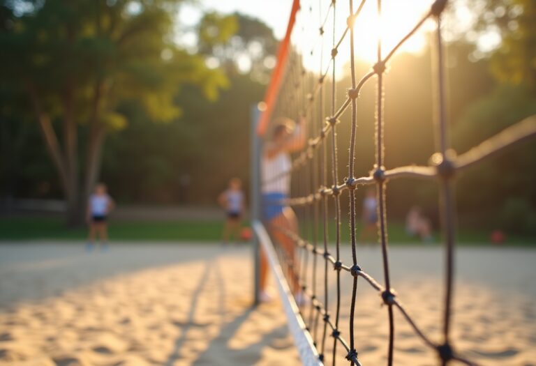 Giocatrici di pallavolo in campo per la salute della vista