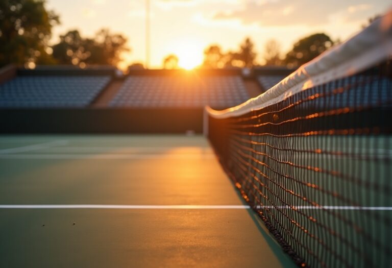 Giocatori di tennis durante le clamorose Atp Finals