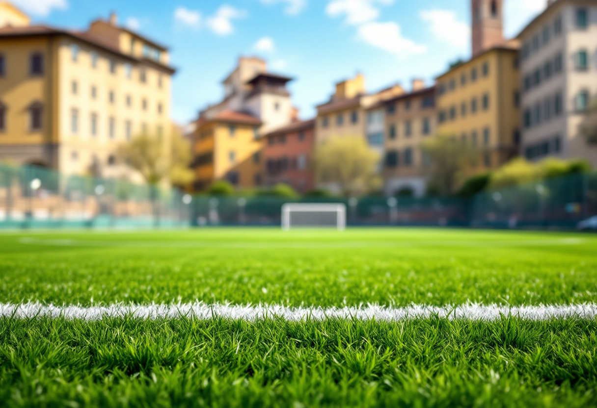 Atleti in azione durante le sfide sportive a Firenze