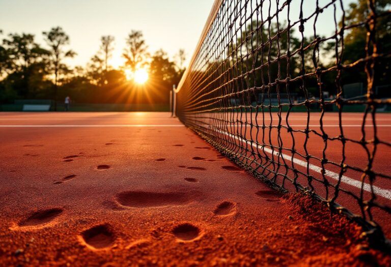 Giocatori di tennis italiani celebrano una vittoria importante