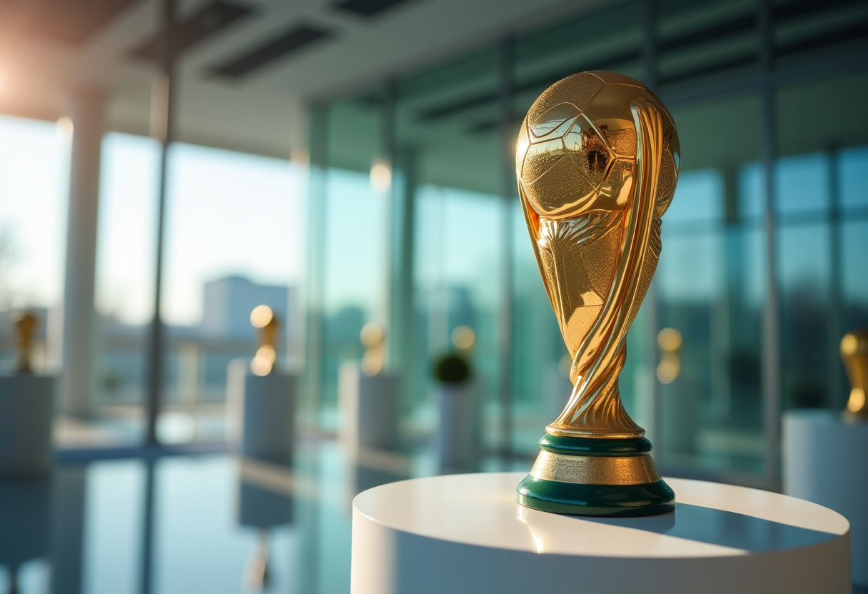 Nuovo trofeo della Coppa del Mondo per Club FIFA 2025