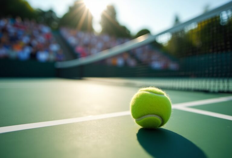 Squadra italiana di tennis femminile festeggia la vittoria