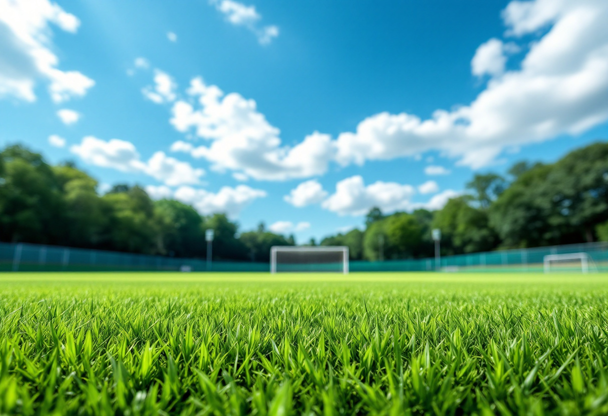 Giocatori in azione durante un emozionante match di calcio