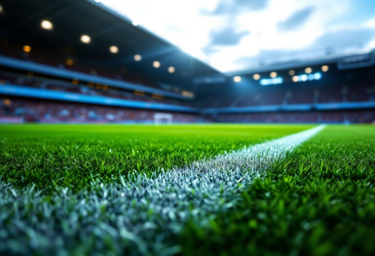 Aston Villa e Manchester City in campo durante il match