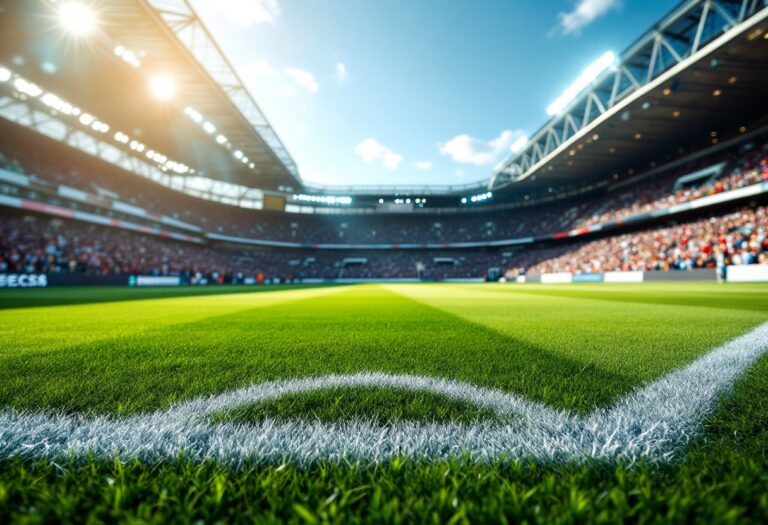 Atalanta e Inter in campo durante la Champions League