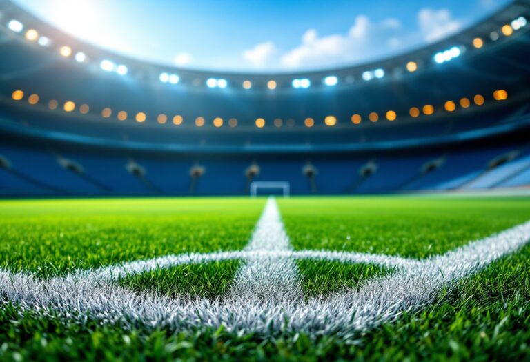 Atalanta e Inter in campo durante la Champions League