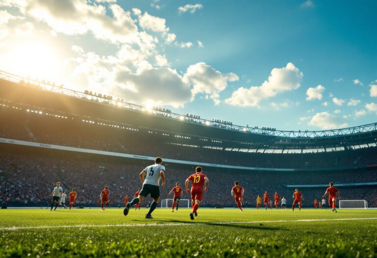 Giocatori in azione durante il Boxing Day di calcio