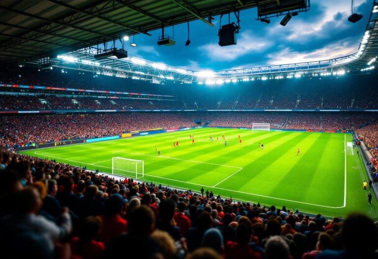 Giocatori di Brentford e Arsenal in azione durante il derby