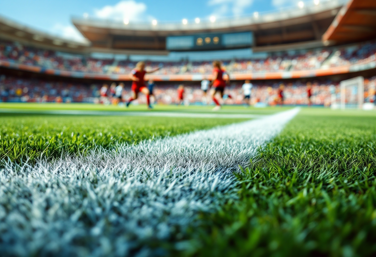 Giocatrici di calcio femminile in Svizzera in azione