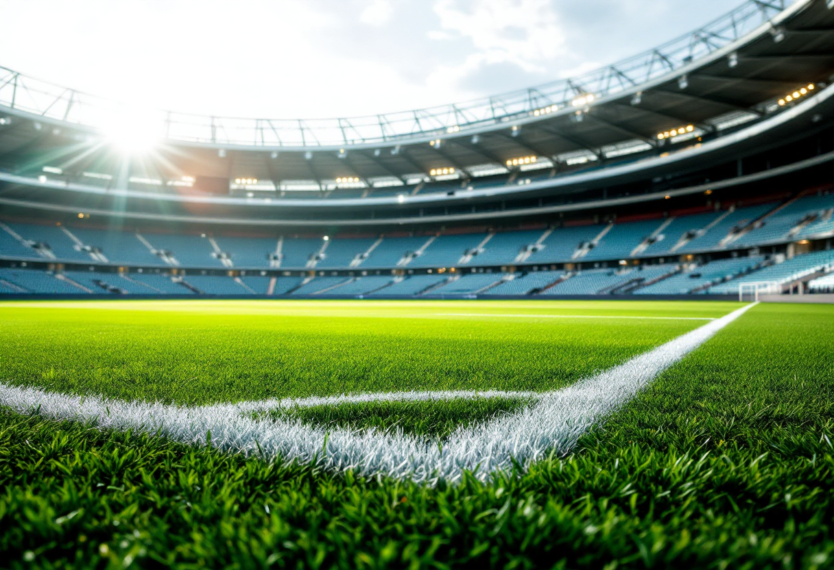 Giocatori di Potenza e Messina in campo durante una partita