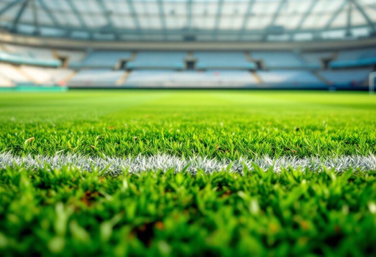 Giocatori in azione durante una partita di calcio della domenica