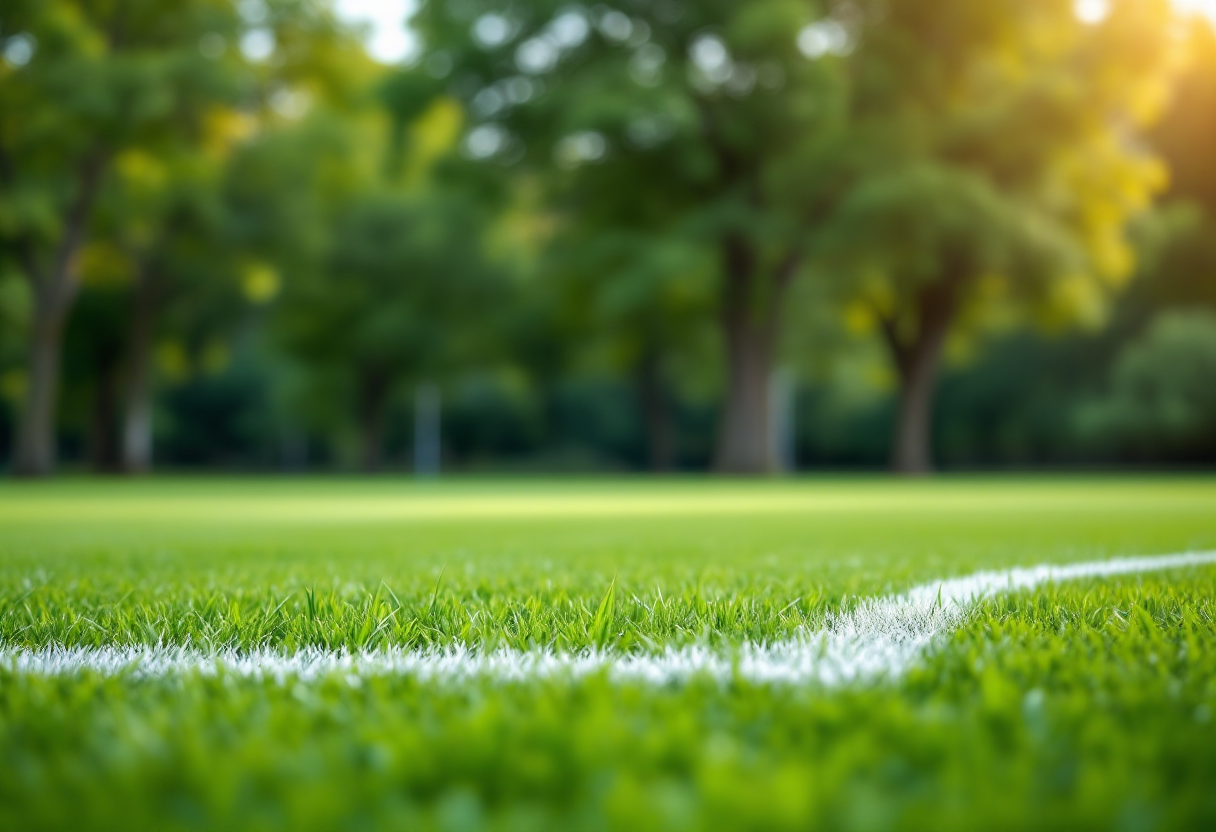 Giocatori di calcio impegnati in attività di solidarietà a Treviso