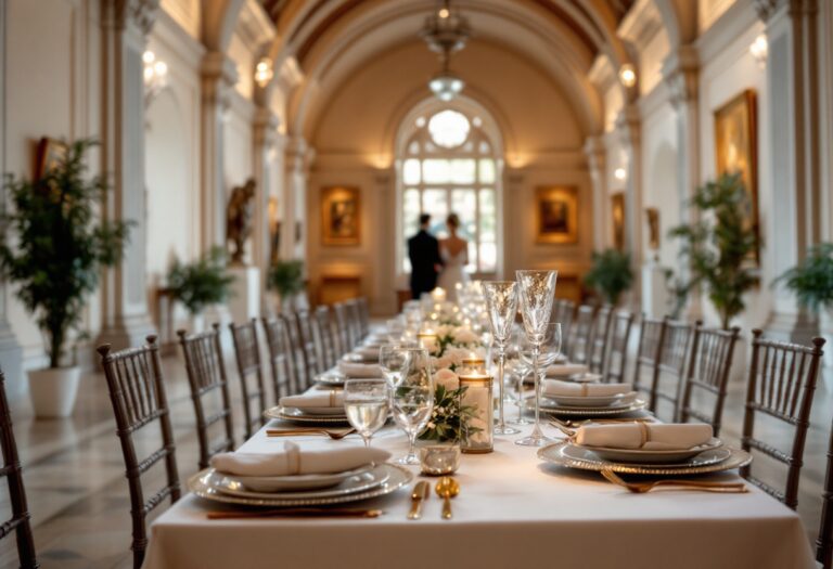 Immagine della cena di Natale del Napoli con decorazioni festive