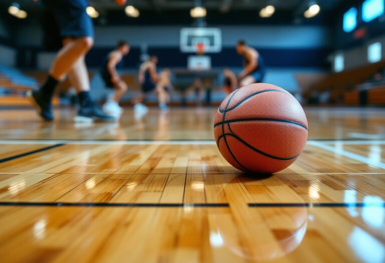 Giocatrici di Vobarno e Promoball durante il derby B2 femminile