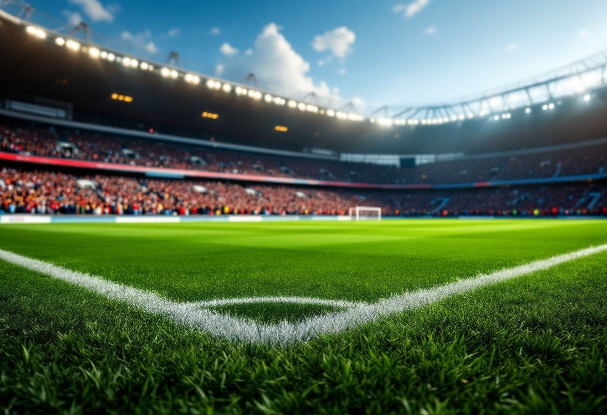 Giocatrici in azione durante il primo derby femminile a San Siro