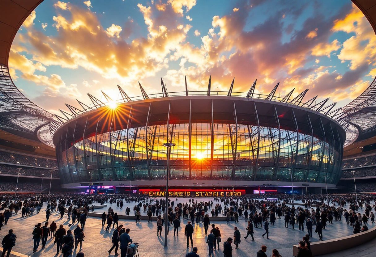 Immagine del derby della Madonnina a San Siro