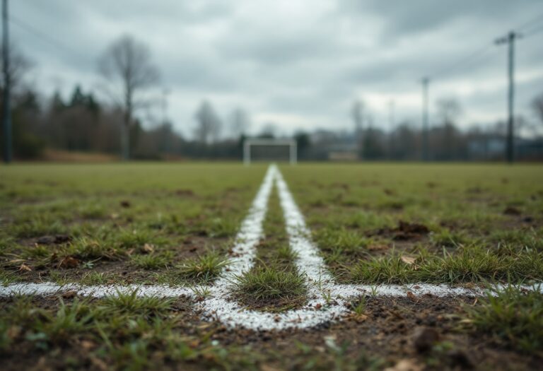 Diego Armando Maradona in azione sul campo di calcio