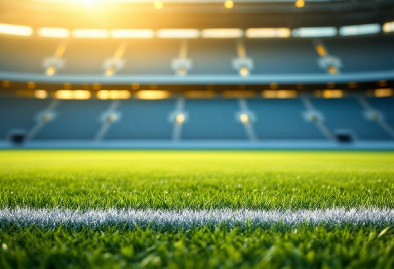 Giocatori in azione durante una partita di calcio domenicale