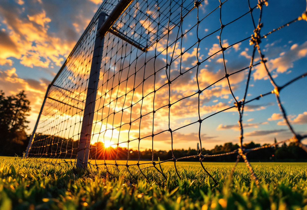 Donnarumma in azione durante una partita di calcio