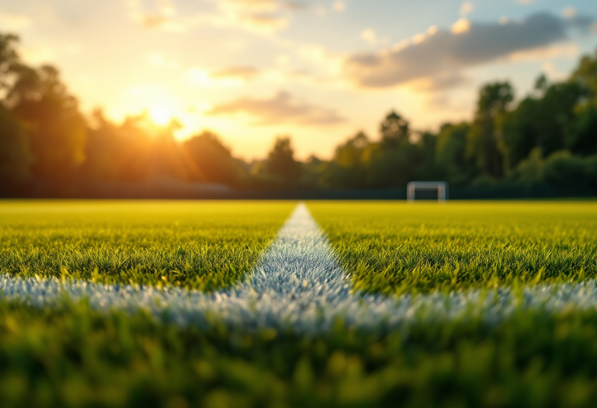 Edoardo Bove in azione sul campo di calcio