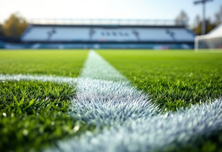 Logo del Friedkin Group e stadio dell'Everton