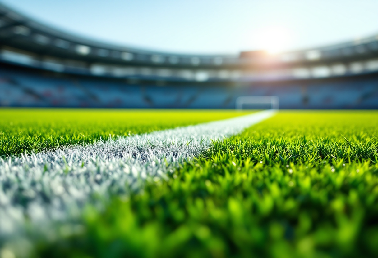 Giocatori di calcio in allenamento dopo infortuni