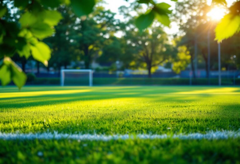 Giovani calciatori dell'Inter in azione durante un allenamento