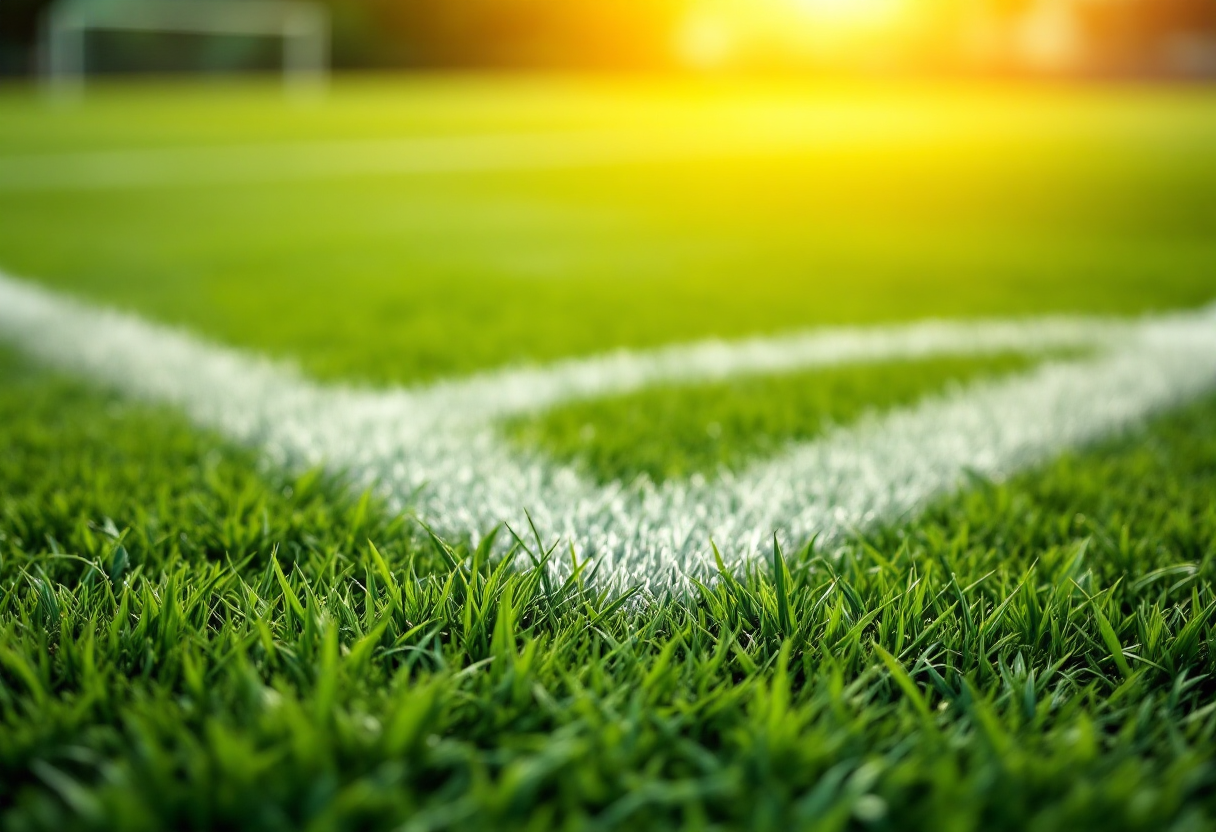 Squadre di calcio in azione durante la Champions League