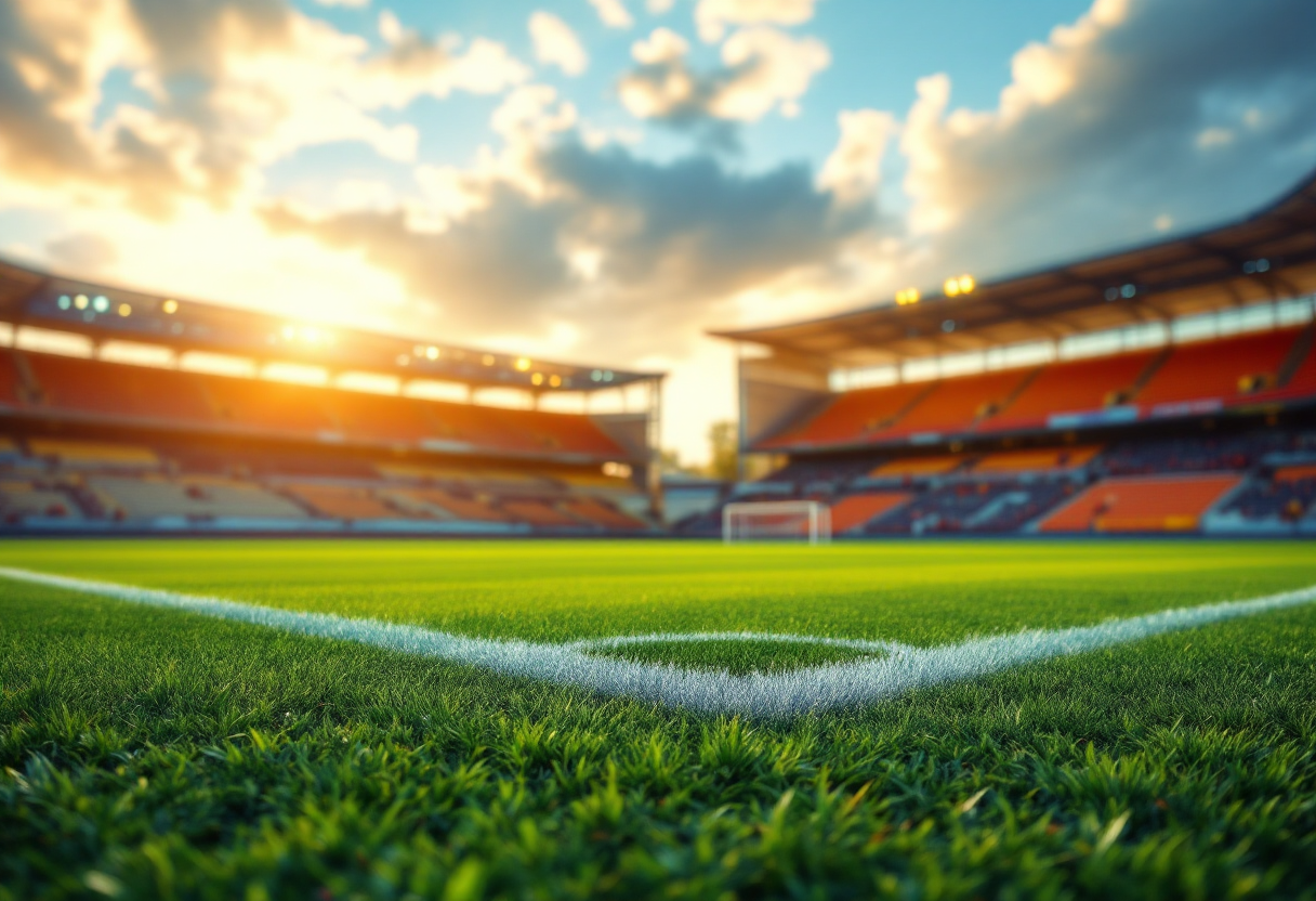 Giocatori del St. Ambroeus FC in azione sul campo